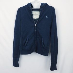 Abercrombie & Fitch - navy blue hoodie